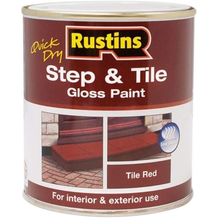 RUSTINS TEXTURED STEP & TILE RED 1L