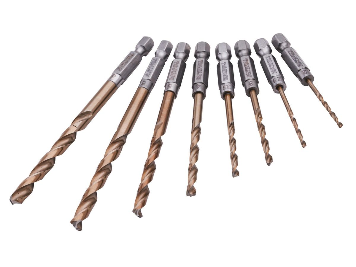 FAITHFULL QUICK CHANGE IMPACT DRIVER DRILL BIT SET