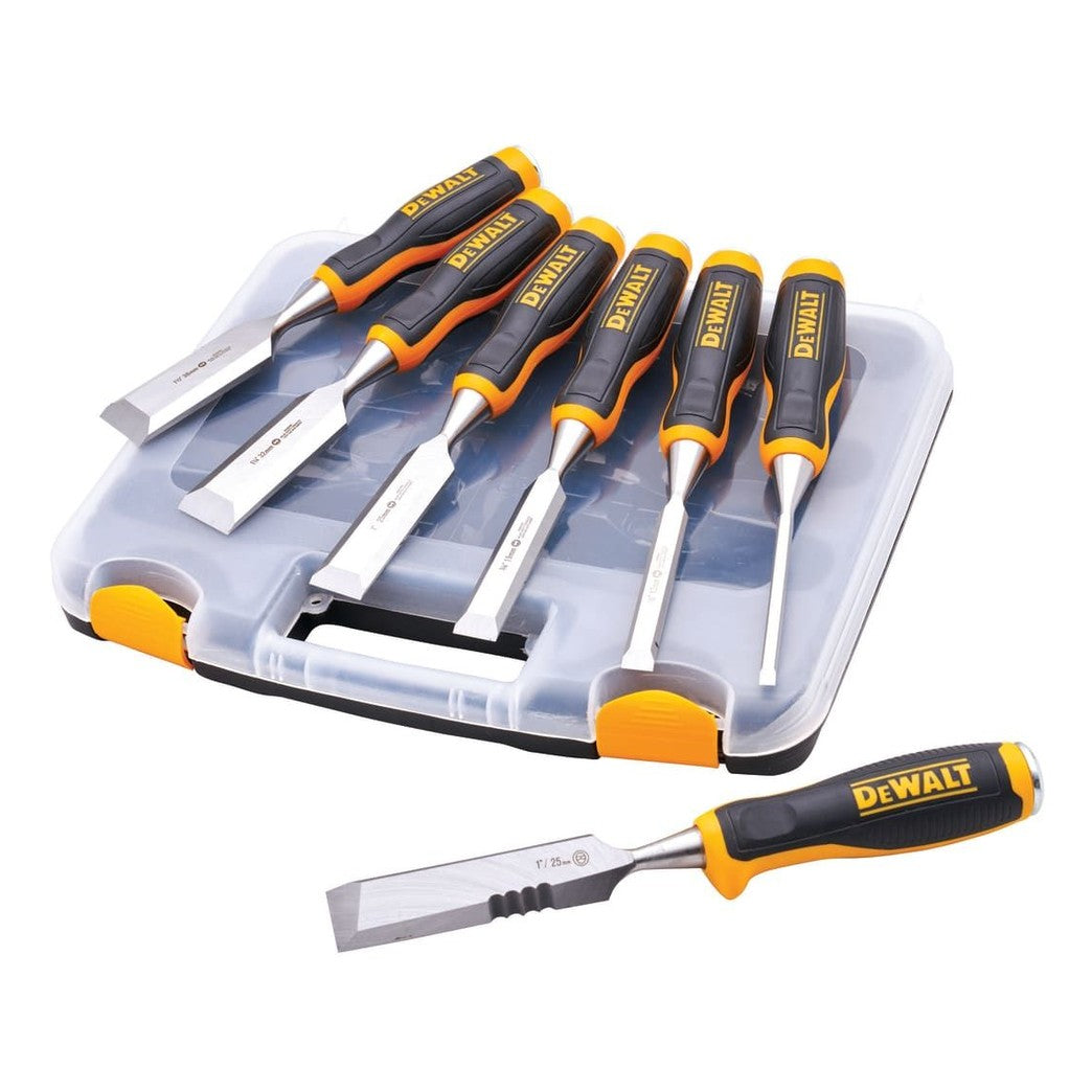 DEWALT CHISEL SET 6PC PLUS CHISEL KNIFE
