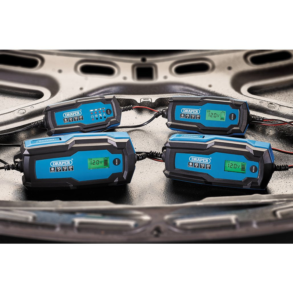 DRAPER 12V SMART BATTERY CHARGER - Watson Hire