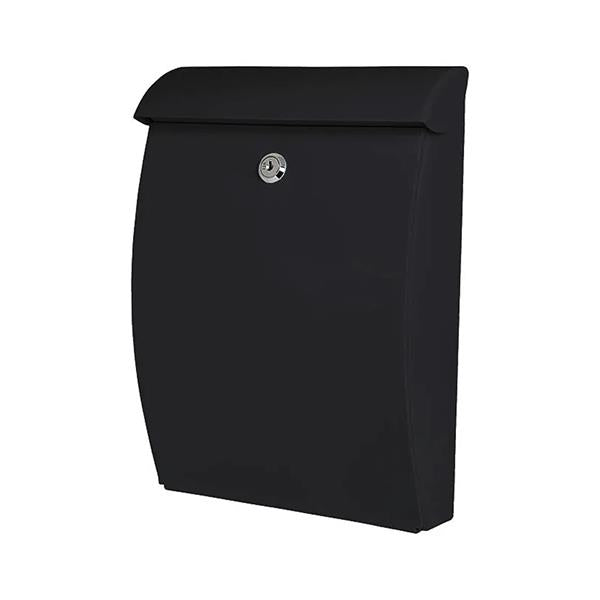 POSTPLUS DURABLE PLASTIC ALL WEATHER POST BOX BLACK