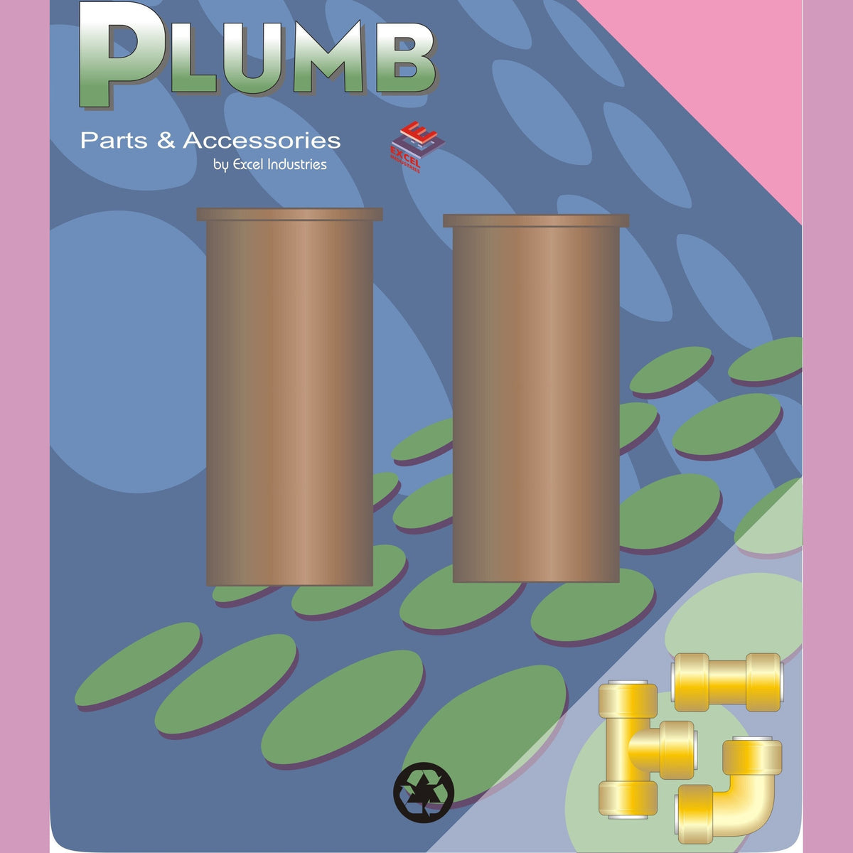 Easy Plumb 3/4" Plastic Inserts 2pk