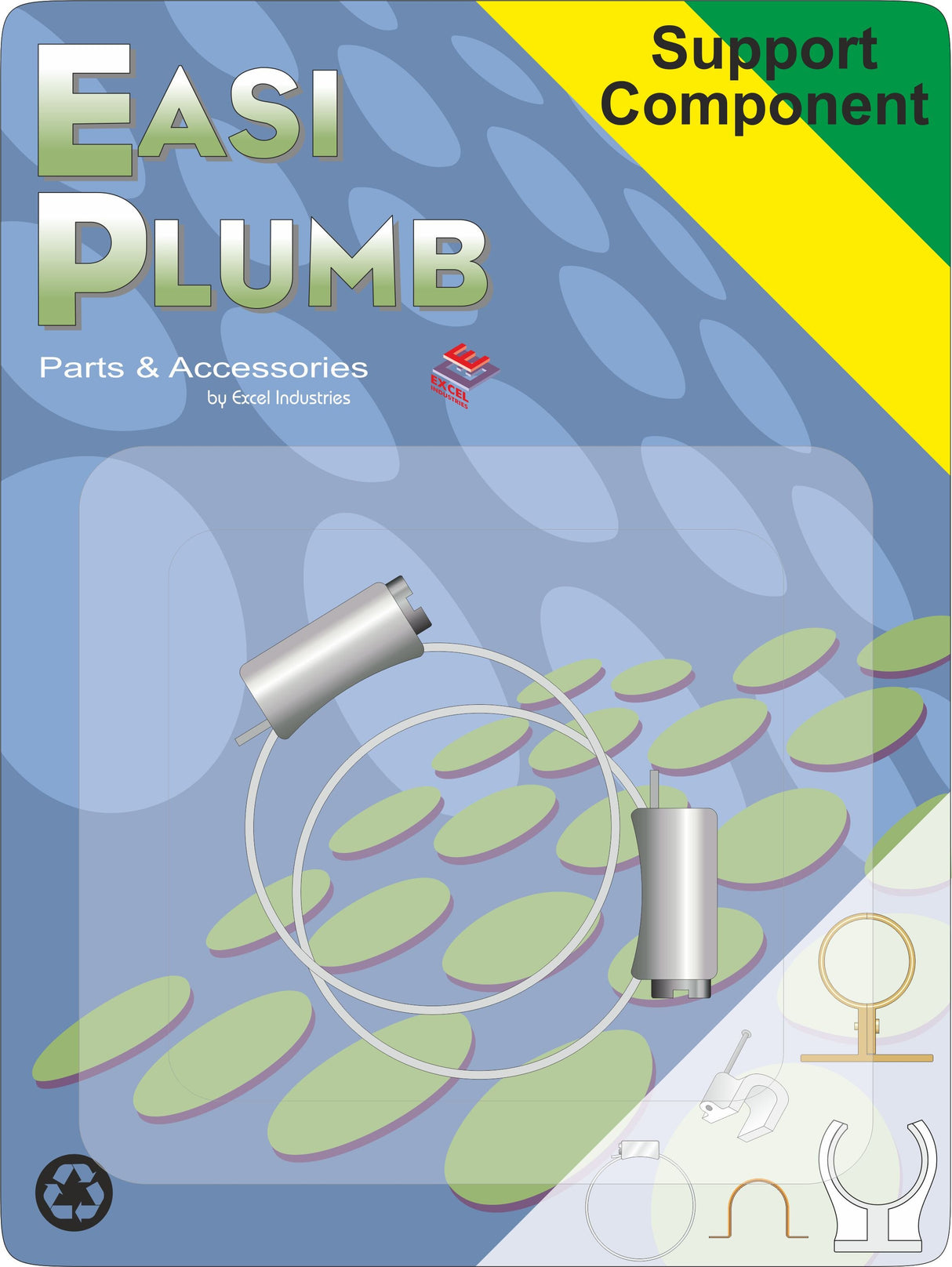 EASY PLUMB 35-51MM HOSE CLIP 2PK