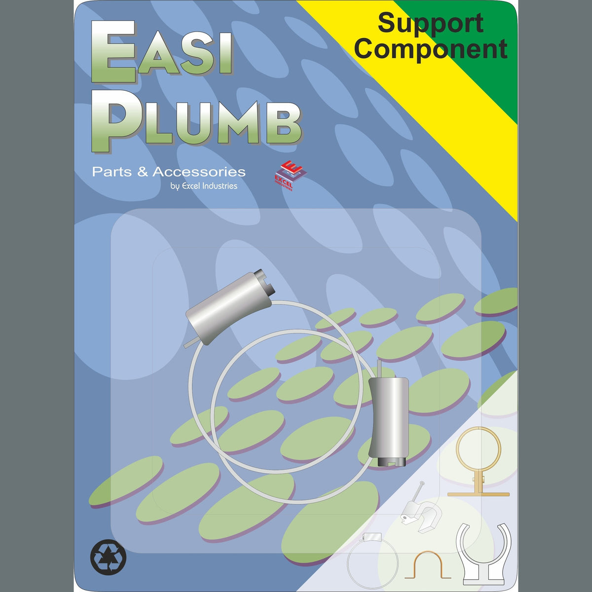 EASY PLUMB 35-51MM HOSE CLIP 2PK