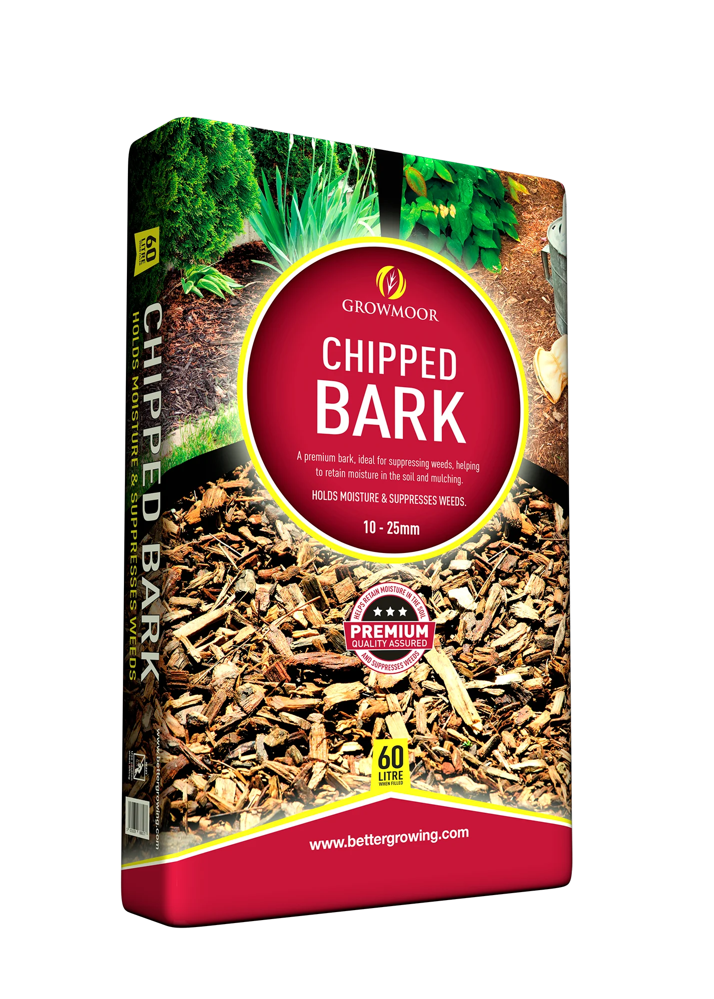 GROWMOOR MINI CHIPPED BARK 60LTR