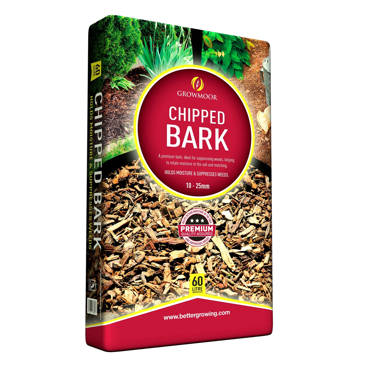 GROWMOOR MINI CHIPPED BARK 60LTR