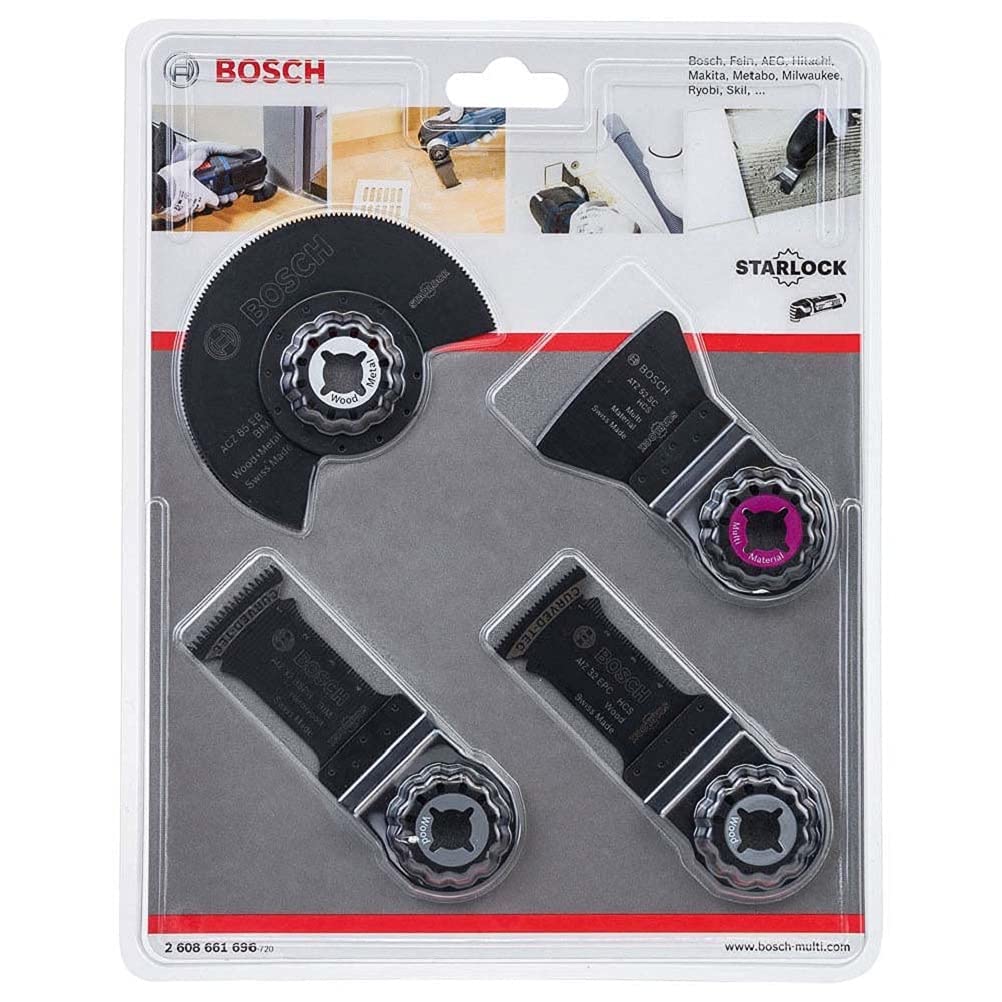 BOSCH BLADE SET 4PCE FLOOR/DOOR