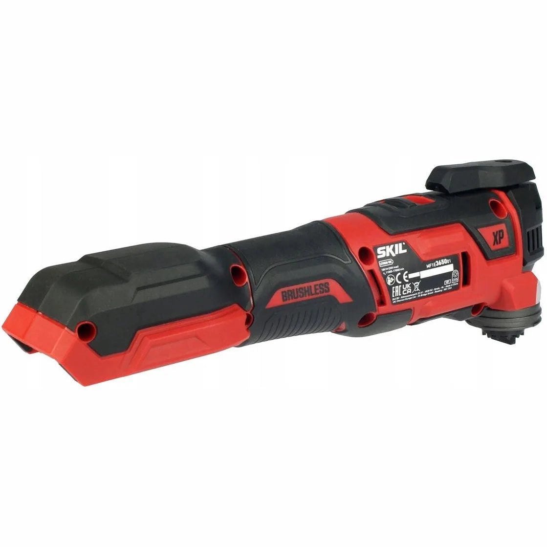 SKILL 3650 JA XP CORDLESS BRUSHLESS MULTITOOL WITH CLIC 20V MAX LI BARE UNIT + 5 BLADES + SANDING PA