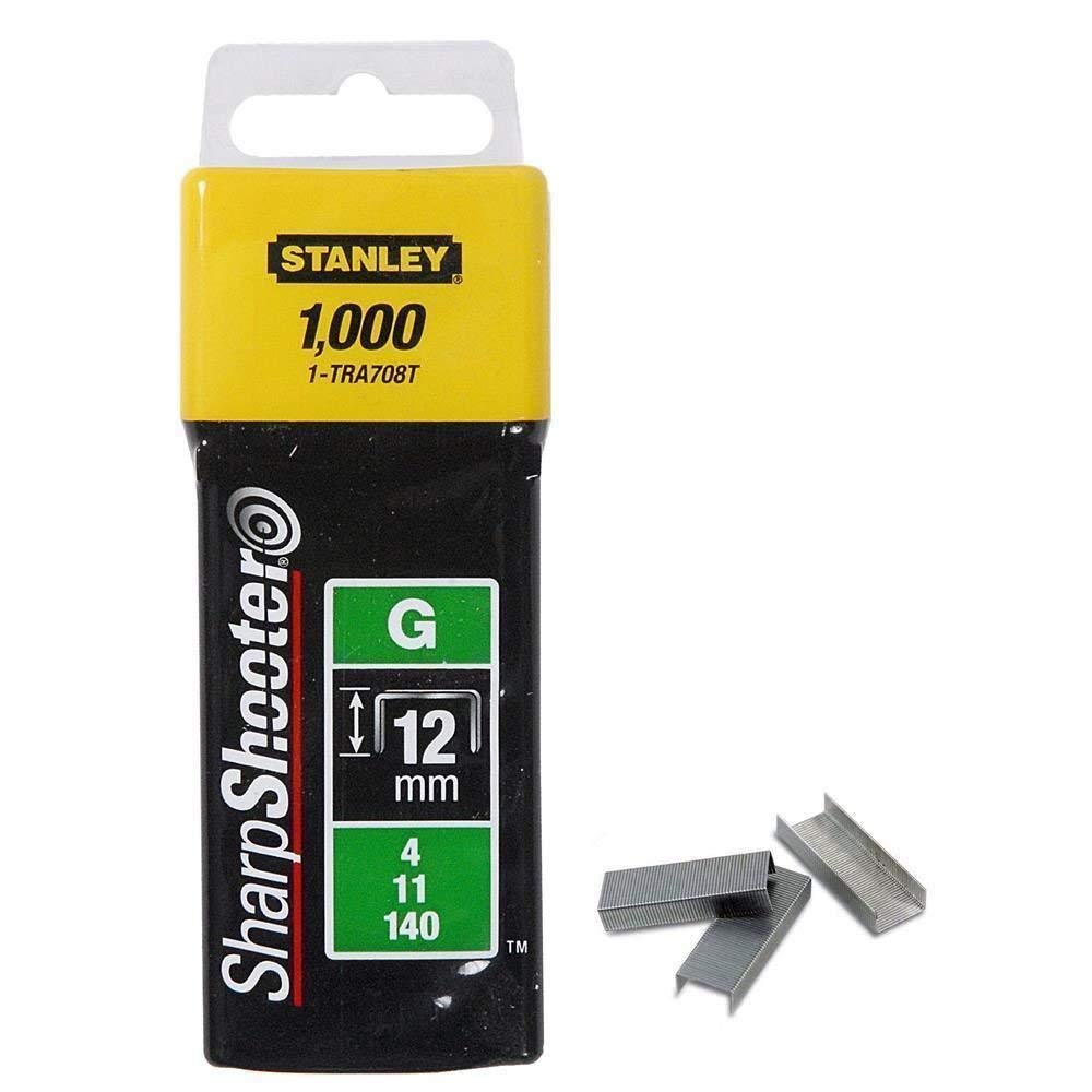 STANLEY® TRA708T Heavy-Duty Staples 12mm (Pack 1000)