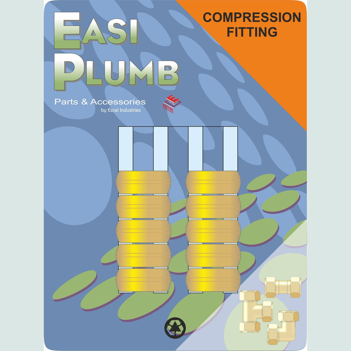 Easy Plumb 1/2" Brass Compression Olives 10 pk