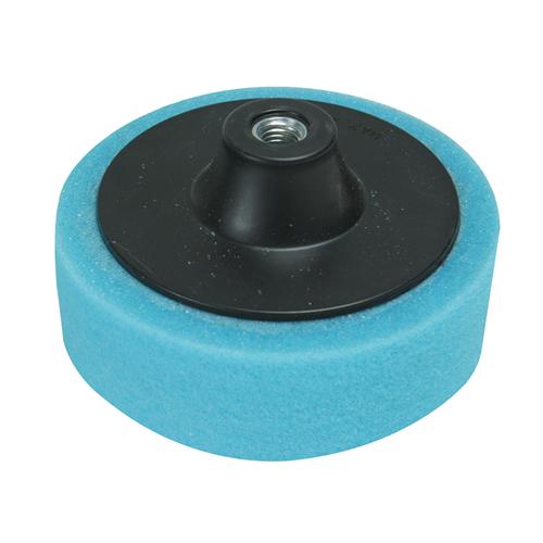 SILVERLINE M14 FOAM POLISHING HEAD 150MM MEDIUM BLUE
