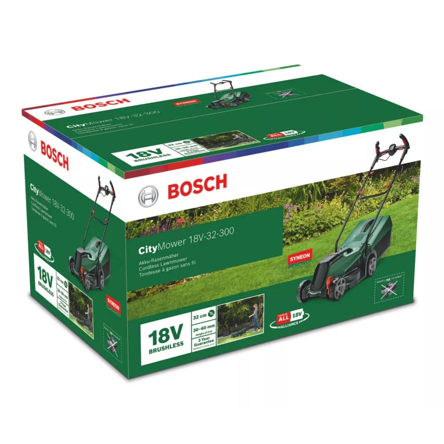 BOSCH CITYMOWER 18 32CM CORDLESS MOWER