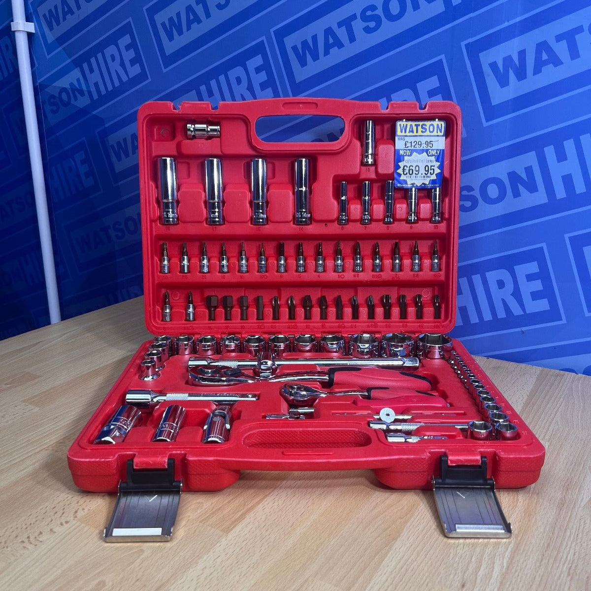 BIG RED 86Pc 1/4" & 1/2" Drive Socket Set