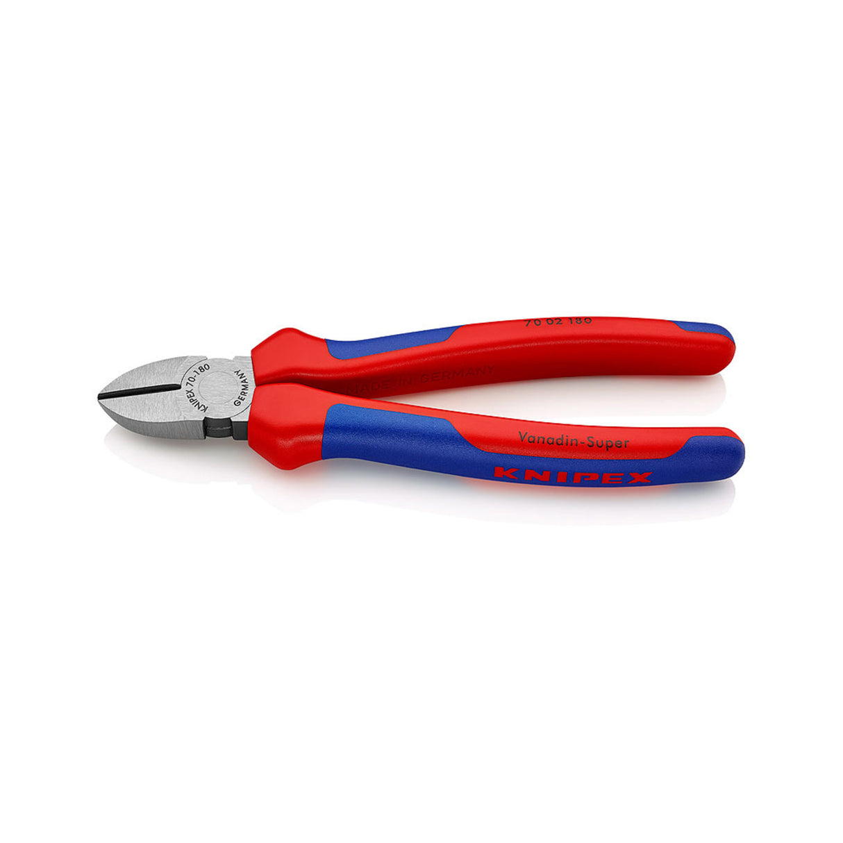 KNIPEX DIAGONAL CUTTERS COMFORT GRIP 70 02 180
