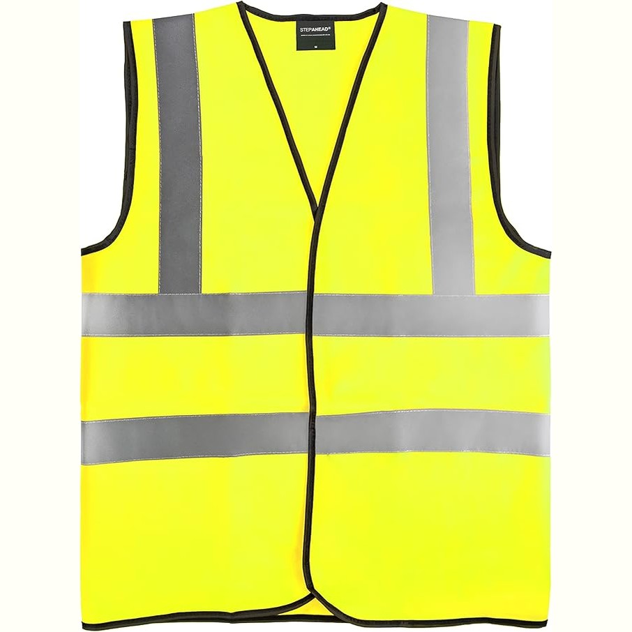 SAFELINE HI VIS WAIST COAT VEST - YELLOW - MEDIUM - Watson Hire