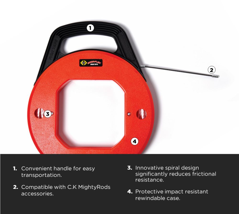 SPIRAFLEX DRAW TAPES 10M