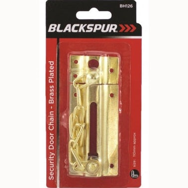 SECURITY DOOR CHAIN - BRASS PLATED