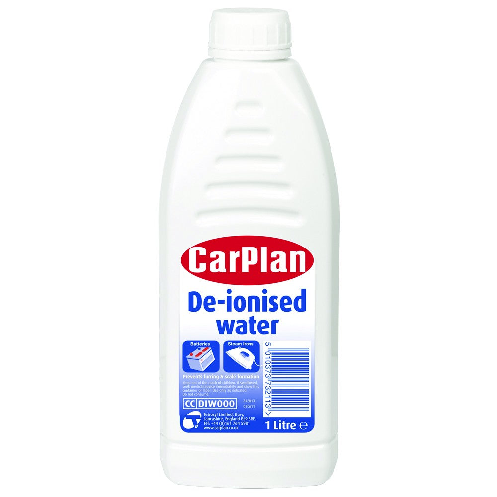 CARPLAN DE-IONISED WATER 1L