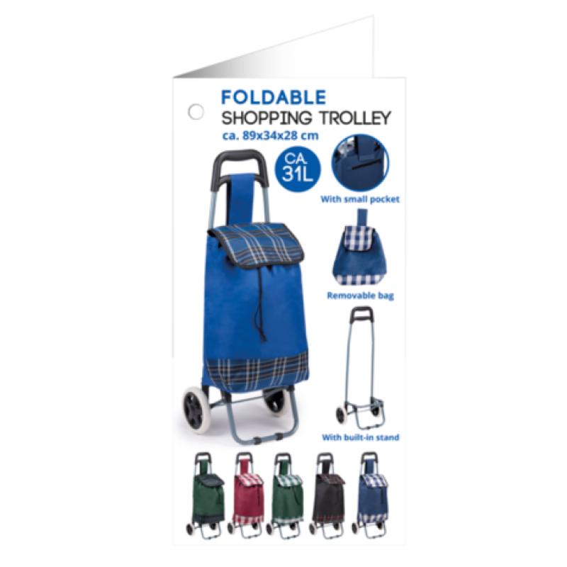 SHOPPING TROLLEY 94X24X34CM