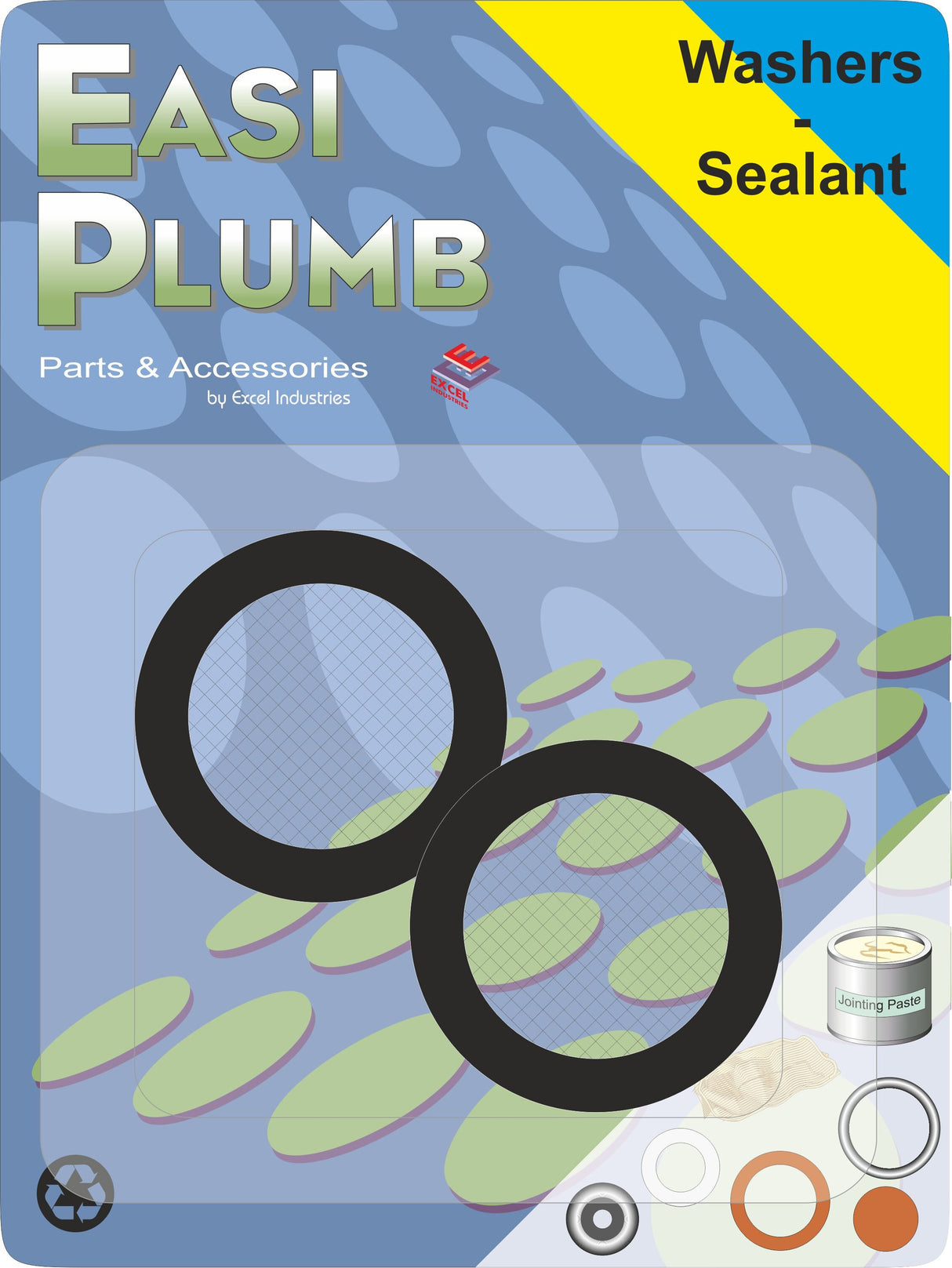 EASY PLUMB 3/4" SCREENED APPLIANCE HOSE WASHERS 2PK