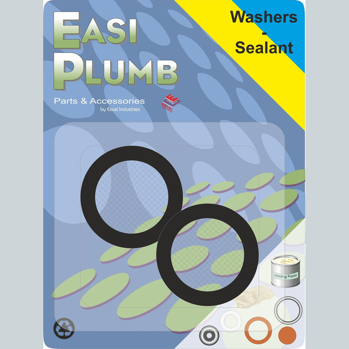 EASY PLUMB 3/4" SCREENED APPLIANCE HOSE WASHERS 2PK
