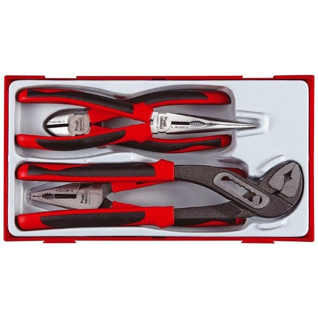 TENG TOOL PLIER SET TPR GRIP 4 PIECES