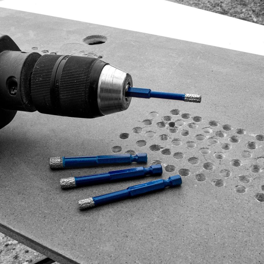 MEXCO VACUUM BRAZED TILE DRILL BITS