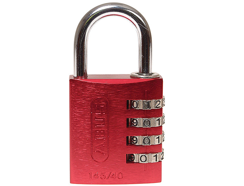 ABUS Mechanical 145/40 40mm Aluminium Combination Padlock Random Colour