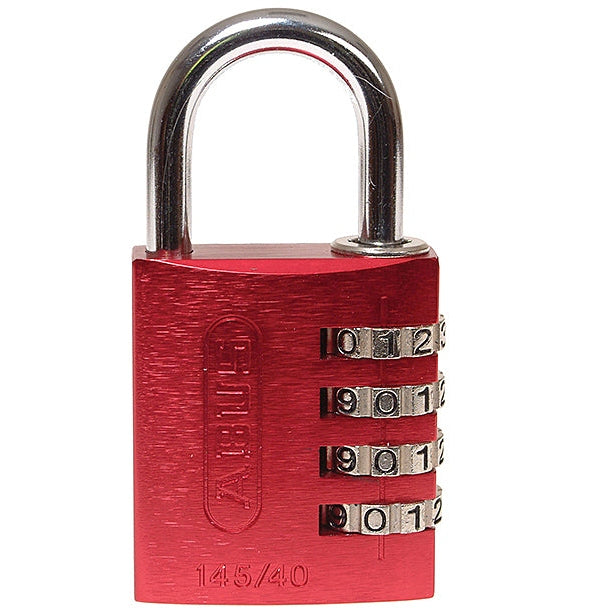 ABUS Mechanical 145/40 40mm Aluminium Combination Padlock Random Colour