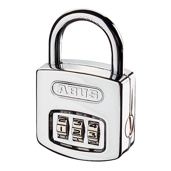 ABUS Mechanical 160/40 40mm Steel Case Die-Cast Body Combination Padlock (3-Digit) Carded