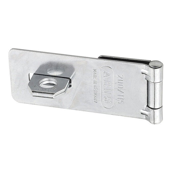 ABUS Mechanical 200/115 Hasp & Staple Carded 115mm