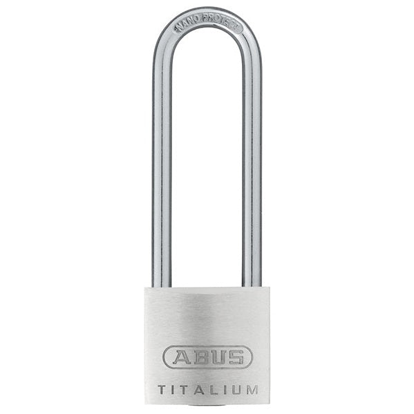 ABUS Mechanical 64TI/30mm TITALIUM™ Padlock 60mm Long Shackle Carded