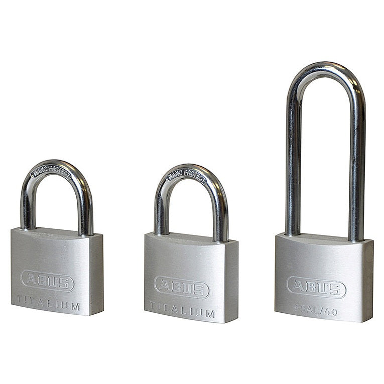 ABUS Mechanical 64TI/40mm TITALIUM™ Padlock Quad Pack