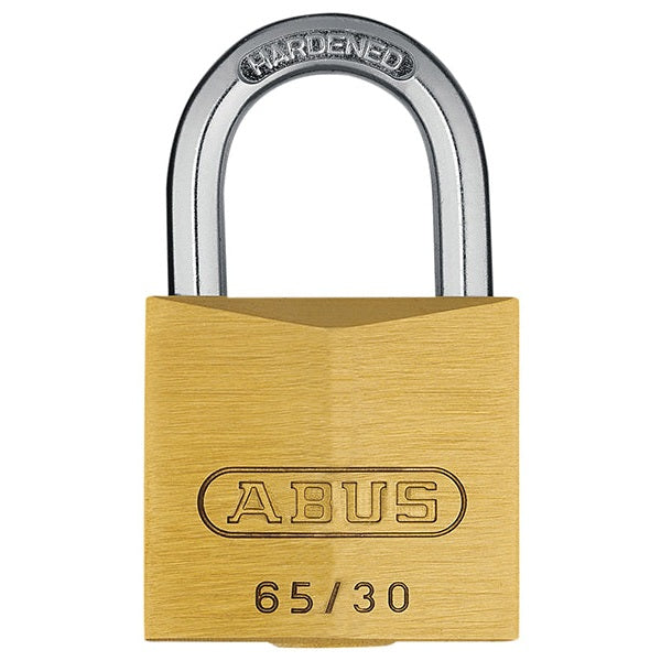 ABUS Mechanical 65/30mm Brass Padlock Carded