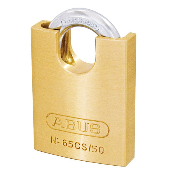 ABUS Mechanical 65/50mm Brass Padlock Carded