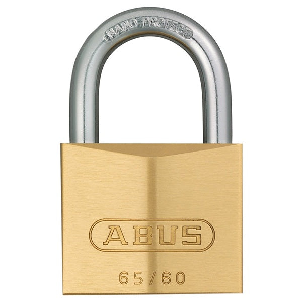 ABUS Mechanical 65/60mm Brass Padlock Carded