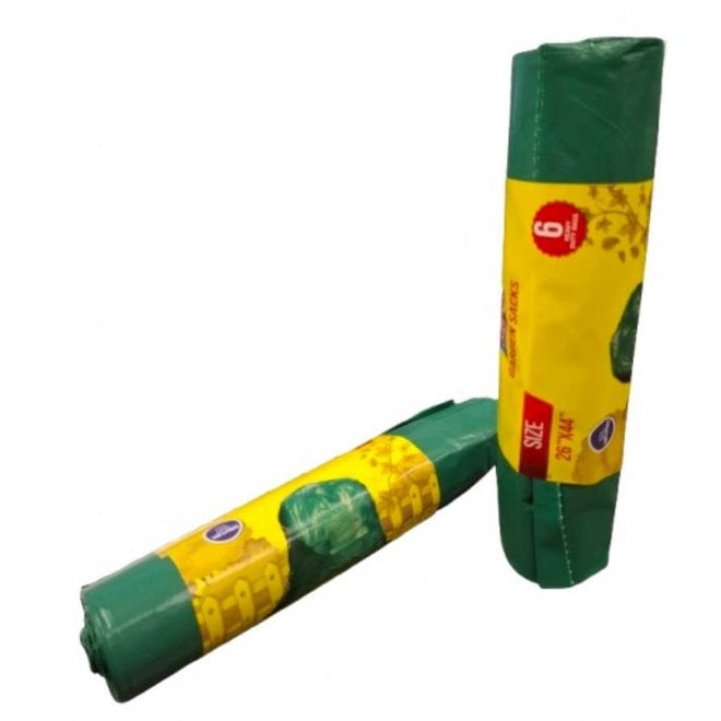 GREEN GARDEN SACKS 26" X 44" 6 PACK
