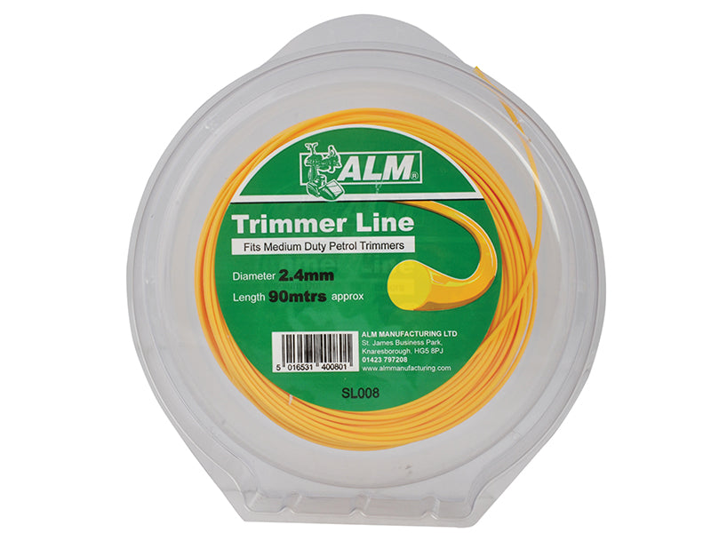 ALM Manufacturing Medium-Duty Petrol Trimmer Line 2.4mm x 90m