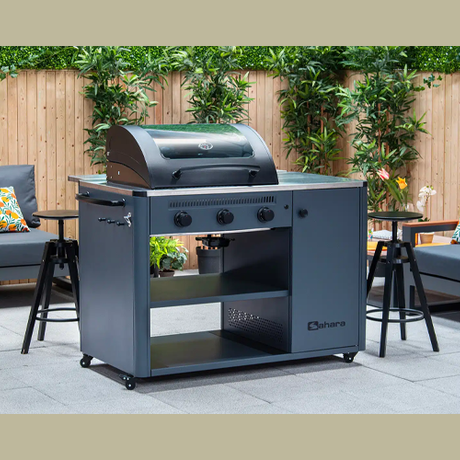 SAHARA ARKE 3 BURNER GAS BBQ