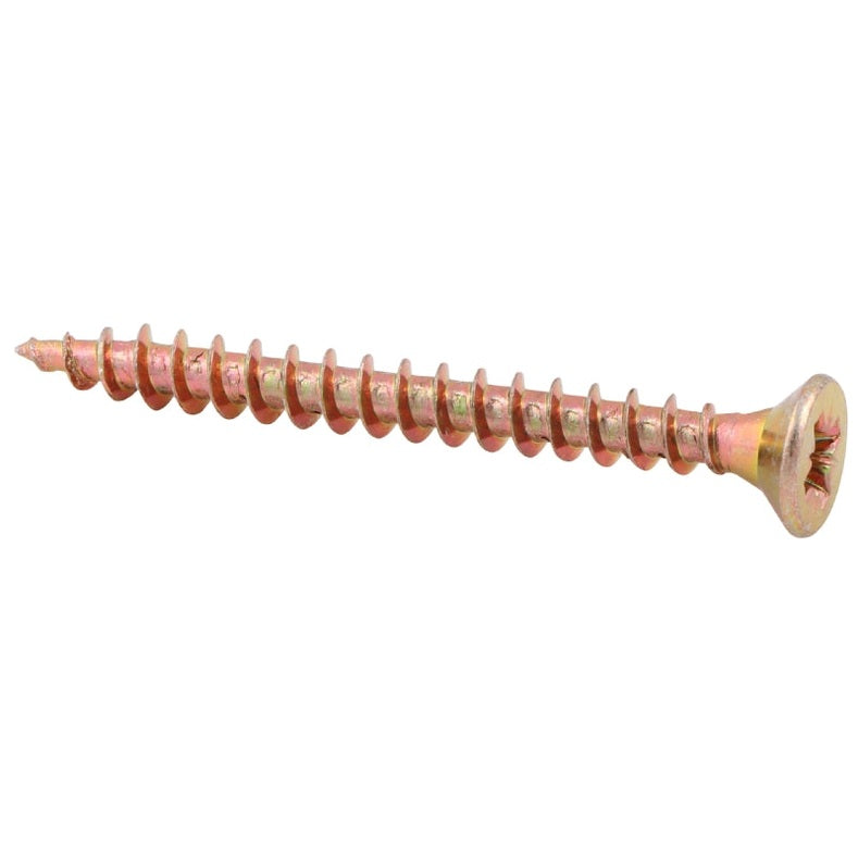 M6X30 YELLOW POZI CHIPBOARD SCREW 200BOX FT