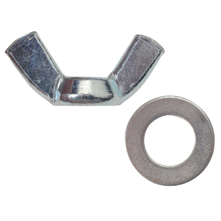 FORGEPACK WING NUT & WASHER M6 ZP PK8