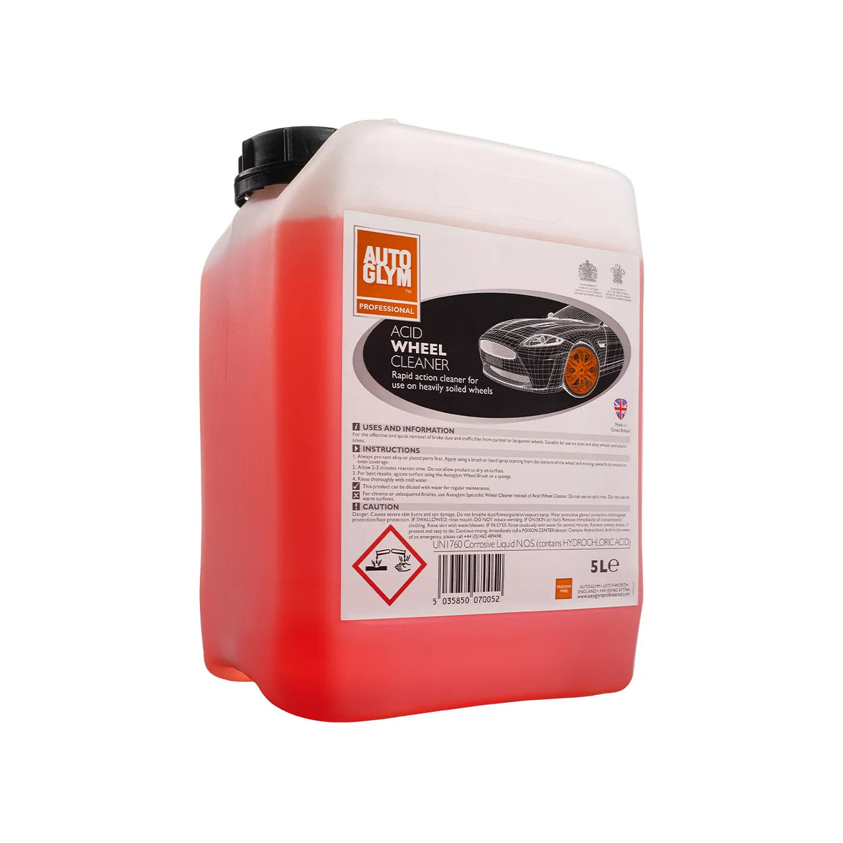 AUTOGLYM PROFESSIONAL ACID WHEEL CLEANER 5L