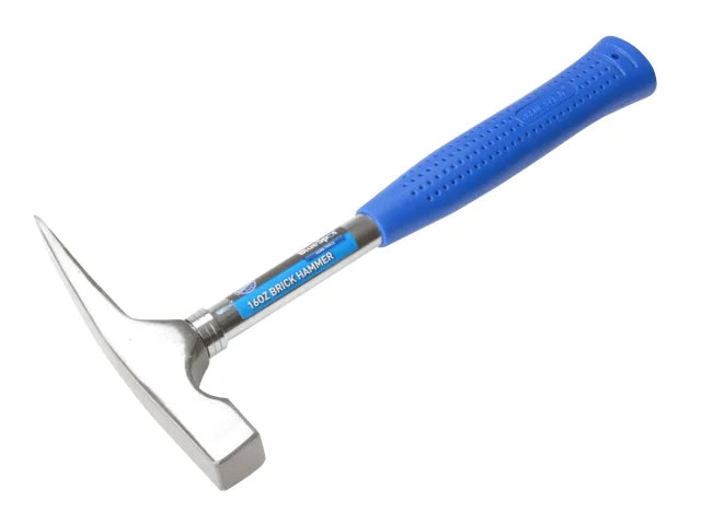 BlueSpot Tools Steel Shafted Brick Hammer 450g (16oz) - Watson Hire