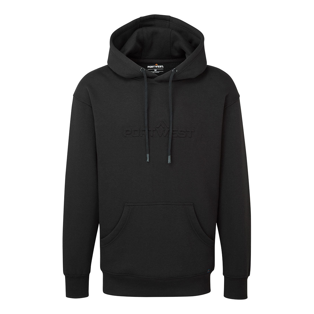 PORTWEST PORTWEST EMBOSSED HOODIE BLACK XL