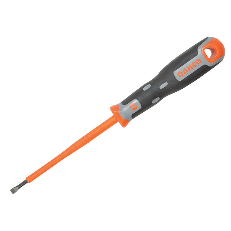 Bahco Tekno+ VDE Screwdriver Slotted Tip 4.0mm x 100mm - Watson Hire