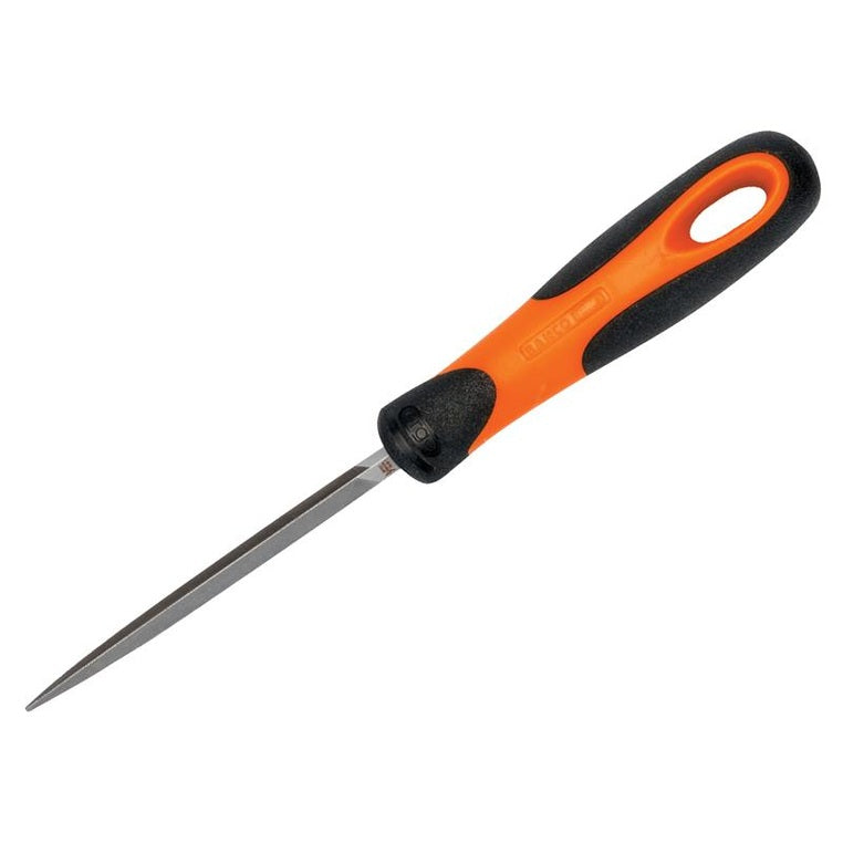 Bahco 1-170-10-3-2 ERGO™ Handled Three-Square Second Cut File 250mm (10in)