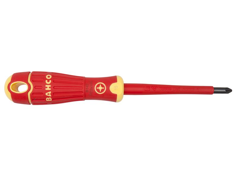 Bahco BAHCOFIT VDE Insulated Pozidriv Screwdriver PZ2 x 175mm