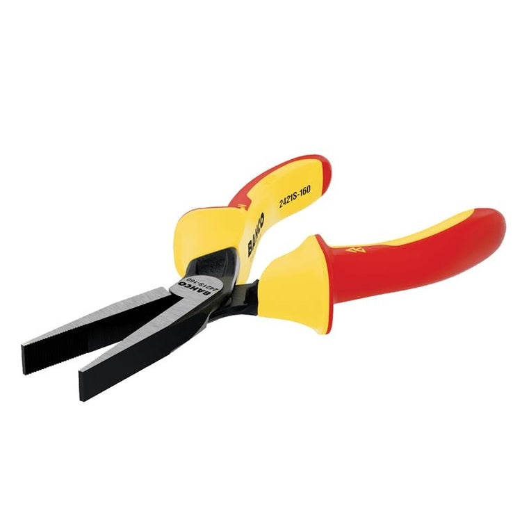 Bahco 2421S ERGO™ Insulated Flat Nose Pliers 160mm (6.1/4in)