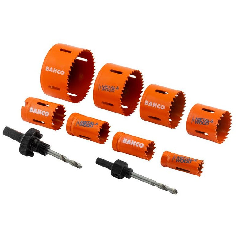 Bahco Electrician's Bi-Metal Holesaw Set, 10 Piece - Watson Hire