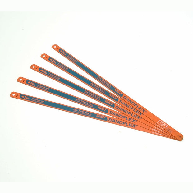 Bahco 3906 Sandflex® Hacksaw Blades 300mm (12in) x 24 TPI (Pack 5)
